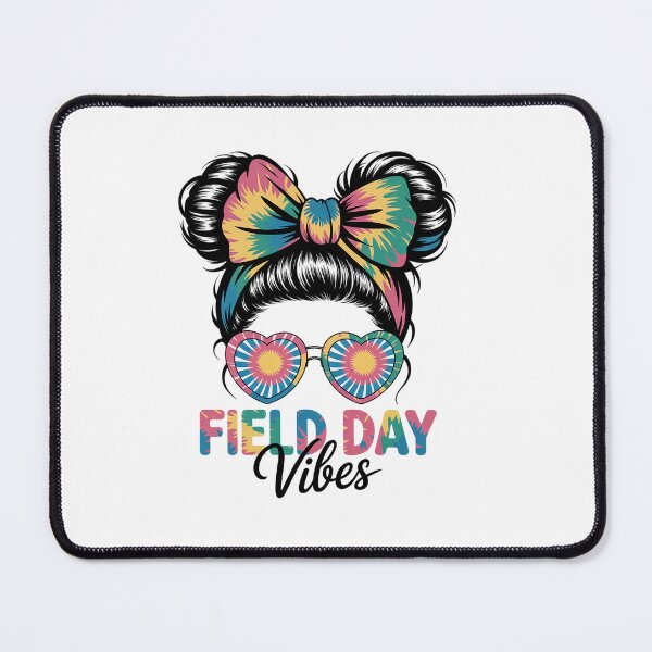 Item preview, Field Day Messy Bun Happy Field Day designed and sold by RayhendersonArt.