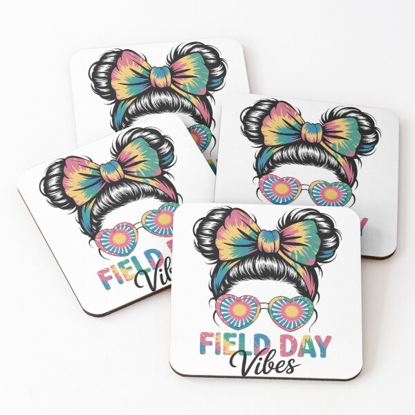 Item preview, Field Day Messy Bun Happy Field Day designed and sold by RayhendersonArt.