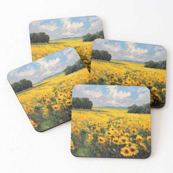 Item preview, Sunlit Field of Sunflowers designed and sold by lautir.