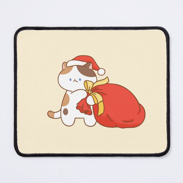 Item preview, Cat with Christmas Gift bag designed and sold by salposi.