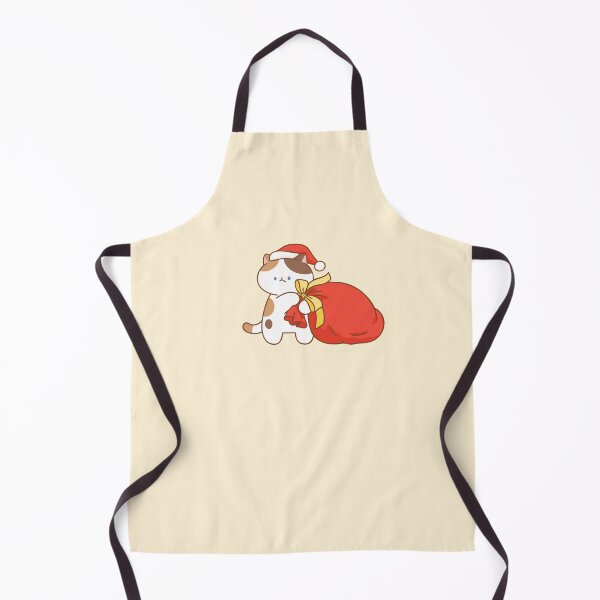 Item preview, Cat with Christmas Gift bag designed and sold by salposi.