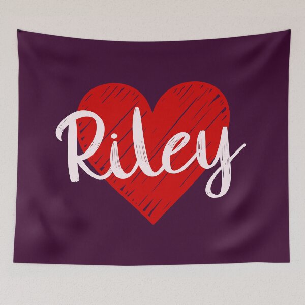 Item preview, Riley Name Red Heart  designed and sold by Jeallan Designs.