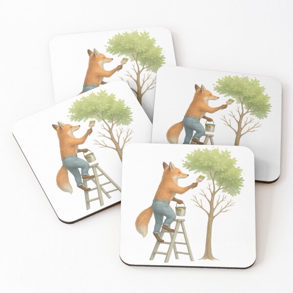Item preview, Painter fox designed and sold by Mrs-pixels.