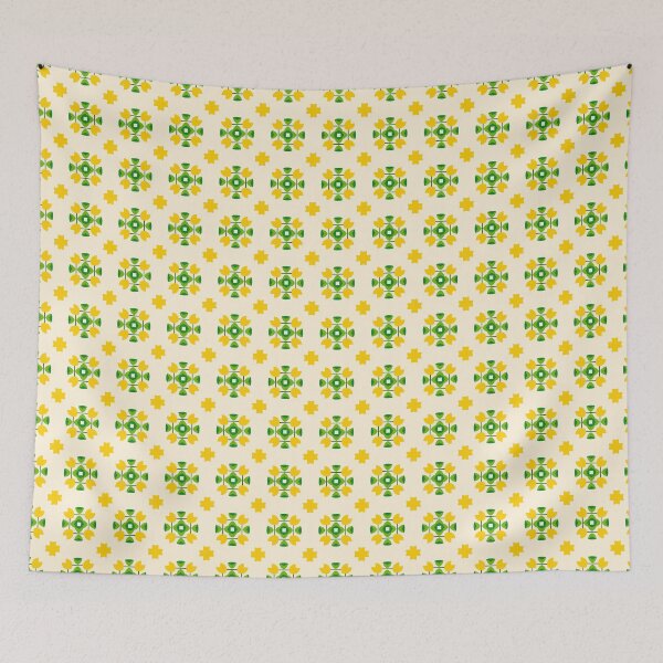 Item preview, natural happy beauty romance yellow seamless colorful repeat pattern designed and sold by Abrahamjrnd.