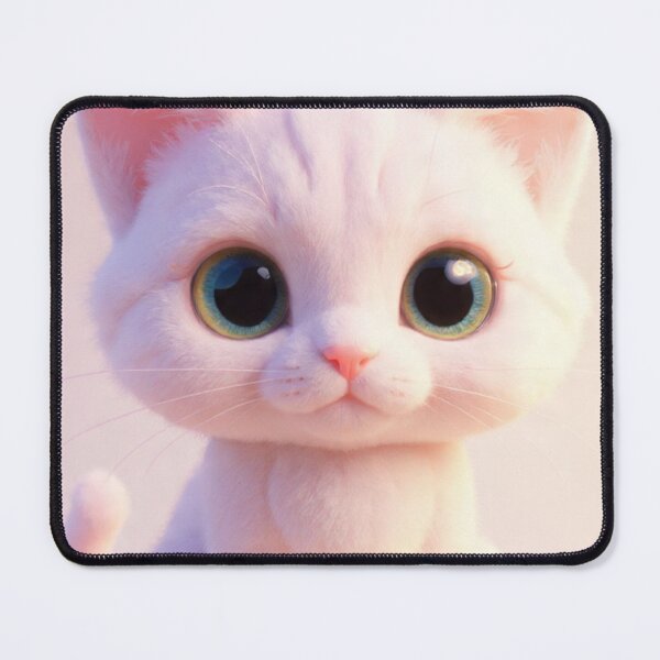 Item preview, Cute Pastel Kitten – Pink Kawaii Cat designed and sold by Chicbyvalde973.