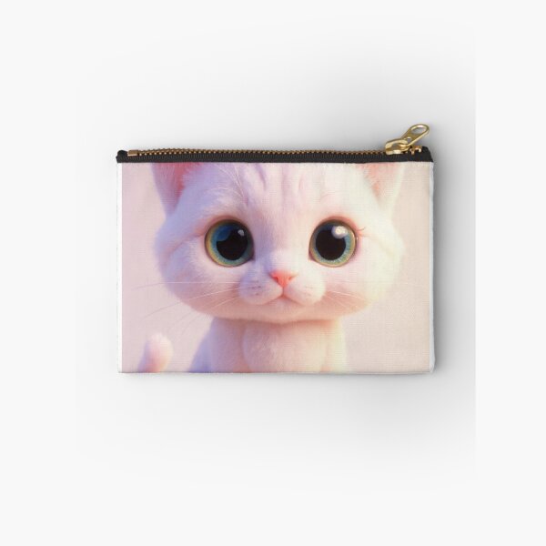 Item preview, Cute Pastel Kitten – Pink Kawaii Cat designed and sold by Chicbyvalde973.