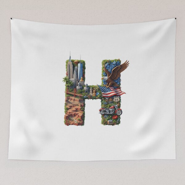 Item preview, The Alphabet of the USA - H designed and sold by Kaleddis.