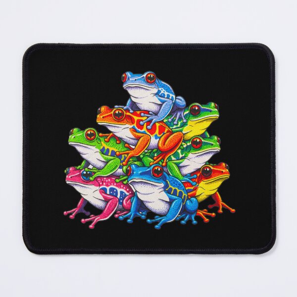 Item preview, Stack of Colorful Tree Frogs Nature designed and sold by TeeARTHY.