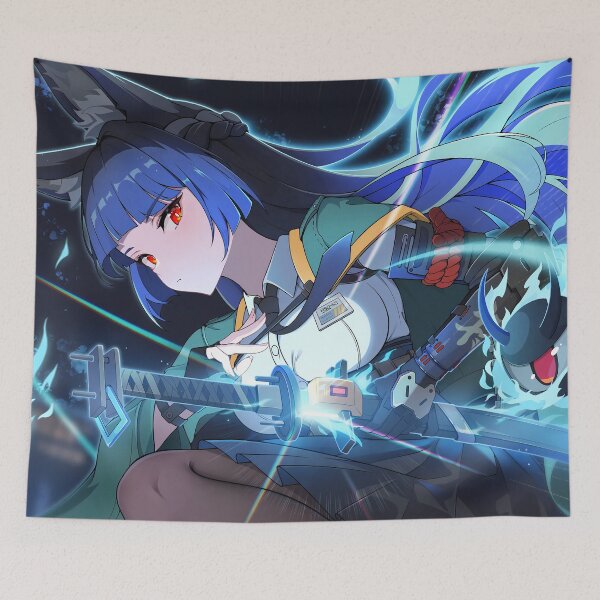 Item preview, Hoshimi Miyabi Zenless Zone Zero Anime Girl Sword Combat designed and sold by HumbertoValveno.