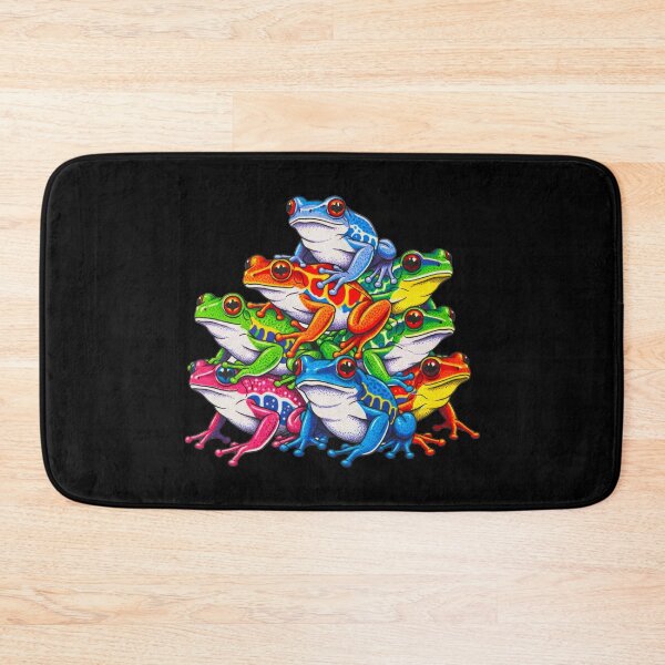 Item preview, Stack of Colorful Tree Frogs Nature  designed and sold by TeeARTHY.