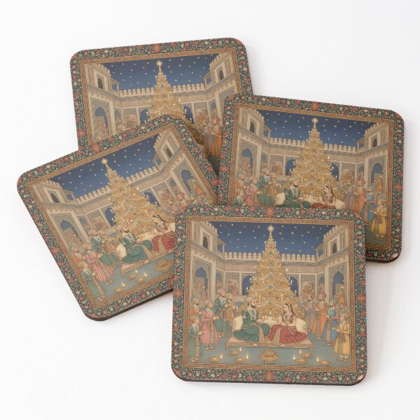 Item preview, Royal Christmas Celebration in Miniature Style designed and sold by digisetumedia.