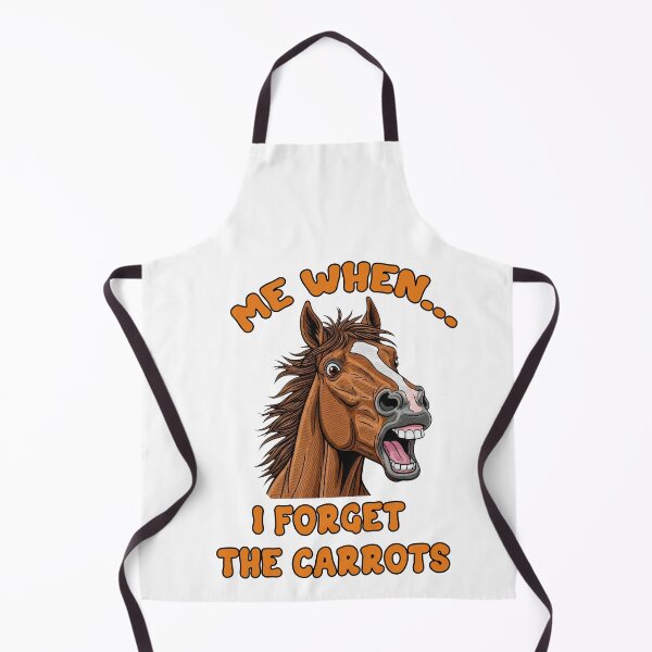 Item preview, Me When I Forget The Carrots Horse Meme designed and sold by TeeARTHY.