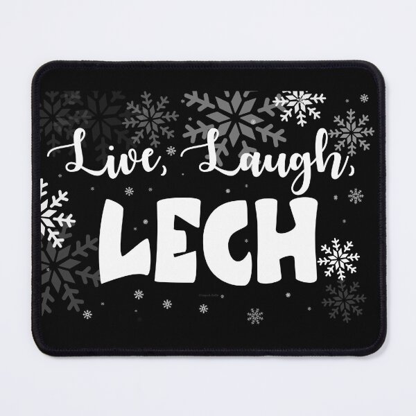 Item preview, Live, Laugh, Lech Snowflakes designed and sold by Logo-A-GoGo.