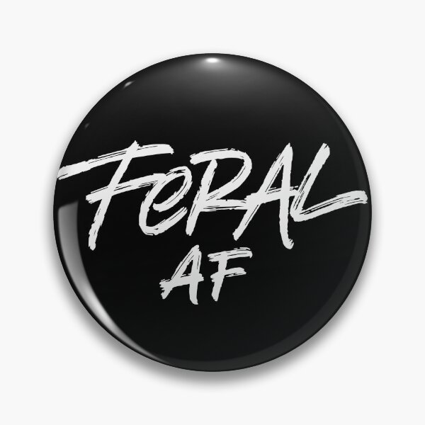 Artikelvorschau, Feral AF entworfen und verkauft von Zagach Letters.