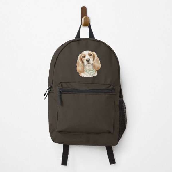Item preview, Spaniel With Bandana – Sweet & Elegant Dog Illustration designed and sold by kimbo1106.