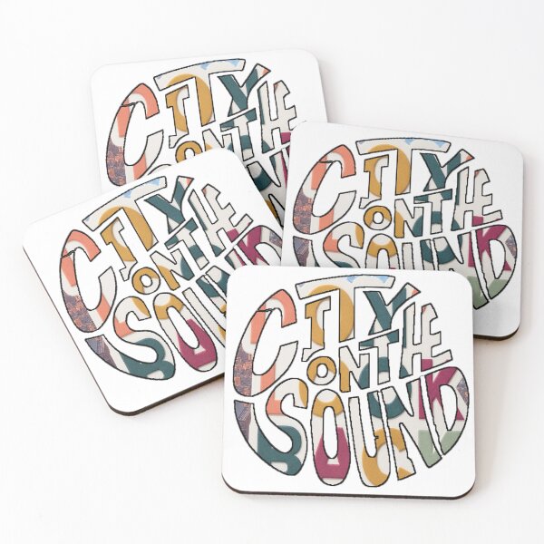 Item preview, City On The Sound - Premium Modern Die-Cut Vinyl Sticker Ultra Realistic 8K designed and sold by ARTCREATESHOP.