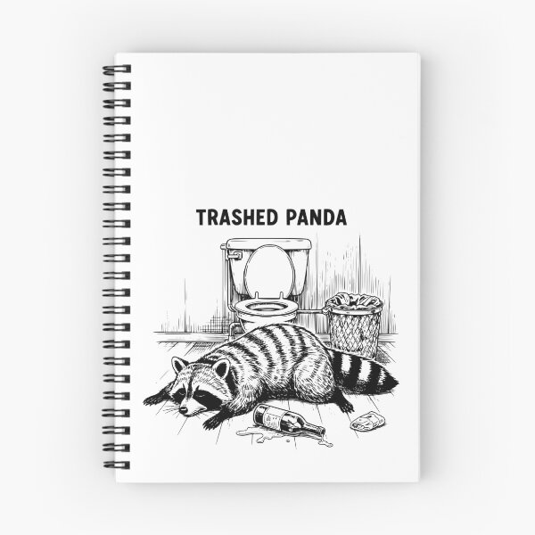 Item preview, Trashed Panda Funny Drunk Racoon designed and sold by BornBorn.