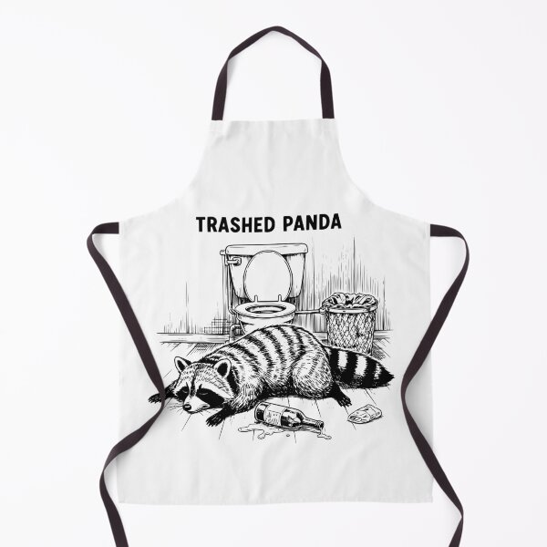 Item preview, Trashed Panda Funny Drunk Racoon designed and sold by BornBorn.