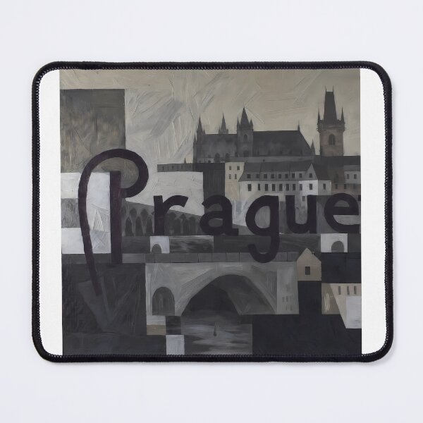 Item preview, Prague – Minimal Bauhaus Style Art Illustration designed and sold by OzzFrequency.