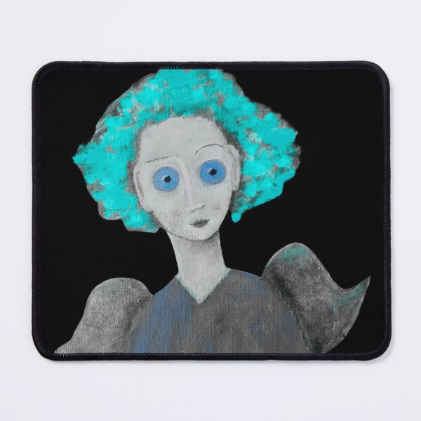 Item preview, Blue eyed angel portrait designed and sold by MaPerle.