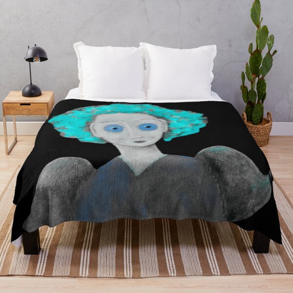 Item preview, Blue eyed angel portrait designed and sold by MaPerle.