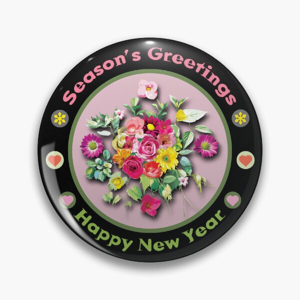 Item preview, Celebration of Season's Greetings with Vibrant Flowers designed and sold by cremedecolor.