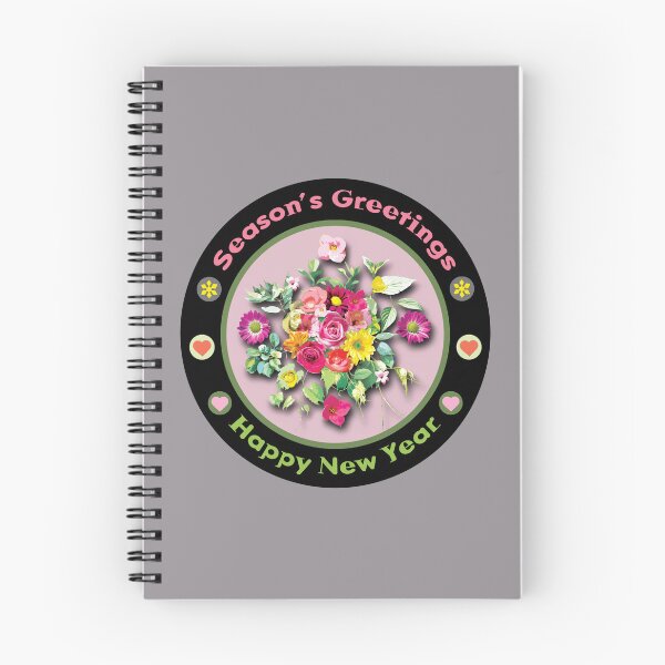 Item preview, Celebration of Season's Greetings with Vibrant Flowers designed and sold by cremedecolor.