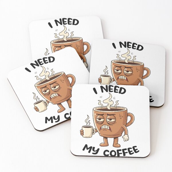 Item preview, Coffee Lover Design - I NEED MY COFFEE  designed and sold by zazodesign.