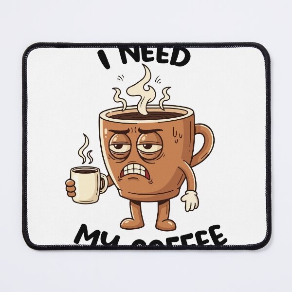 Item preview, Coffee Lover Design - I NEED MY COFFEE  designed and sold by zazodesign.