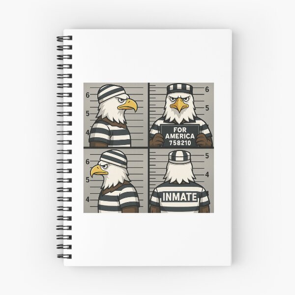 Item preview, Bald Eagle Inmate Mugshot America Satire designed and sold by Annaart08.