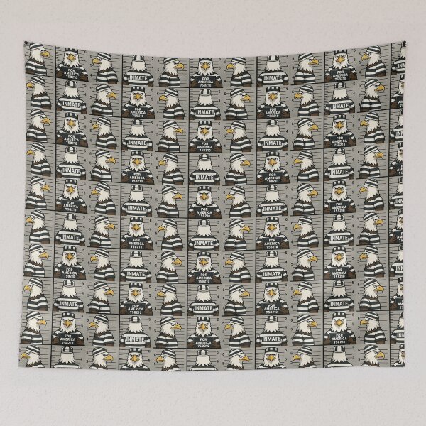 Item preview, Bald Eagle Inmate Mugshot America Satire designed and sold by Annaart08.