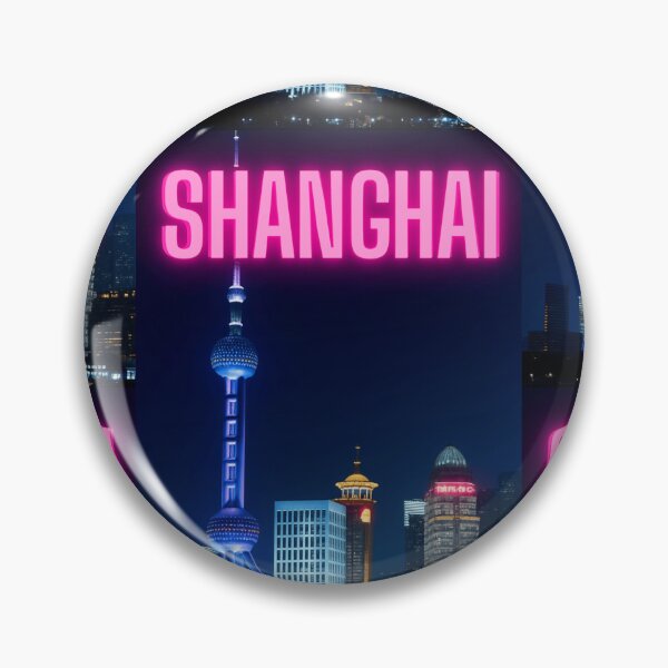 Item preview, Shanghai city - China. Shanghai Tower. Shanghai Night Skyline – Colorful Vertical Poster designed and sold by TheNatureTalent.