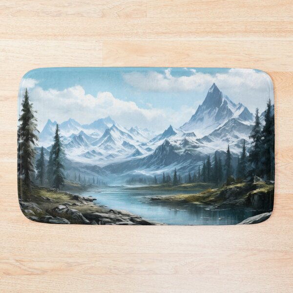 Item preview, Dragon Mountain Cold River Art designed and sold by GrinGalore.