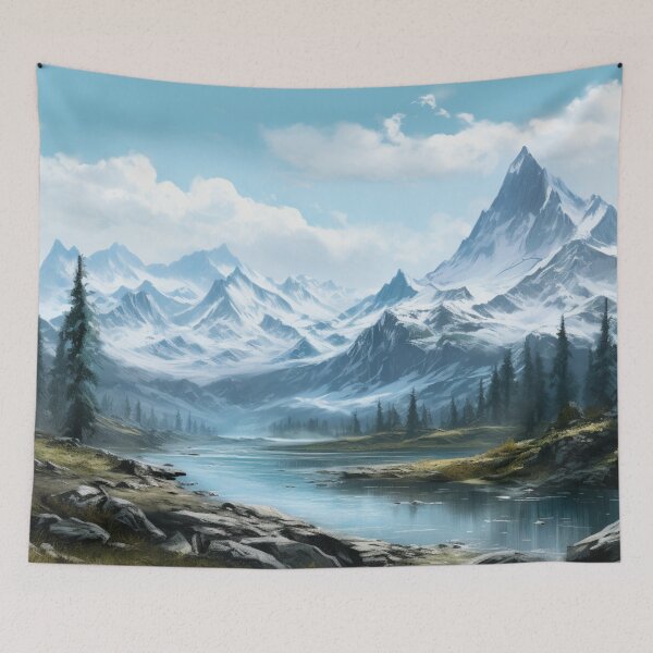 Item preview, Dragon Mountain Cold River Art designed and sold by GrinGalore.