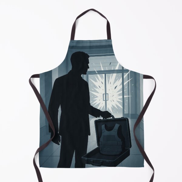 Item preview, Briefcase Explosion Action Thriller Art designed and sold by Cine8.