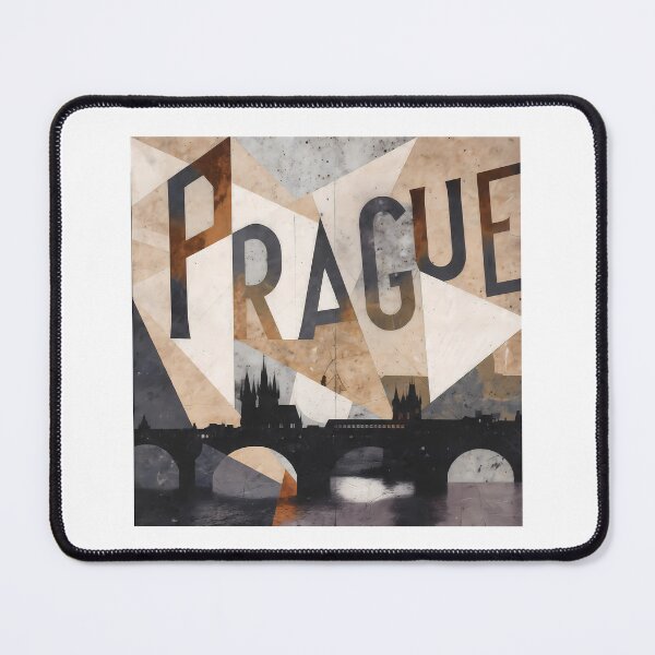 Item preview, Prague – Minimal Bauhaus Style Art Illustration designed and sold by OzzFrequency.