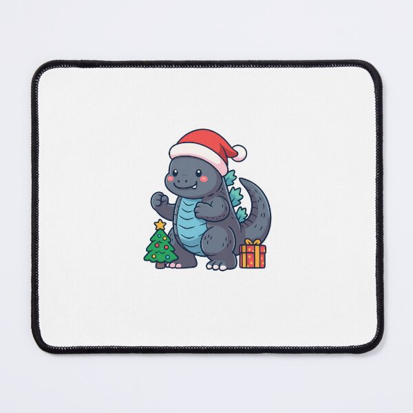 Item preview, vector godzilla cute monster merry christmas illustration designed and sold by sabartgunpla.