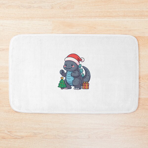 Item preview, vector godzilla cute monster merry christmas illustration designed and sold by sabartgunpla.