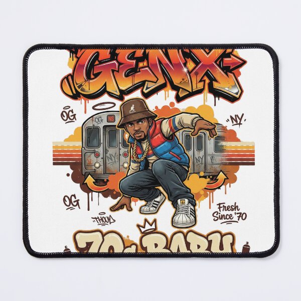 Item preview, Gen X 70’s Baby – Graffiti Hip Hop Retro Design designed and sold by My3LittleBirds.