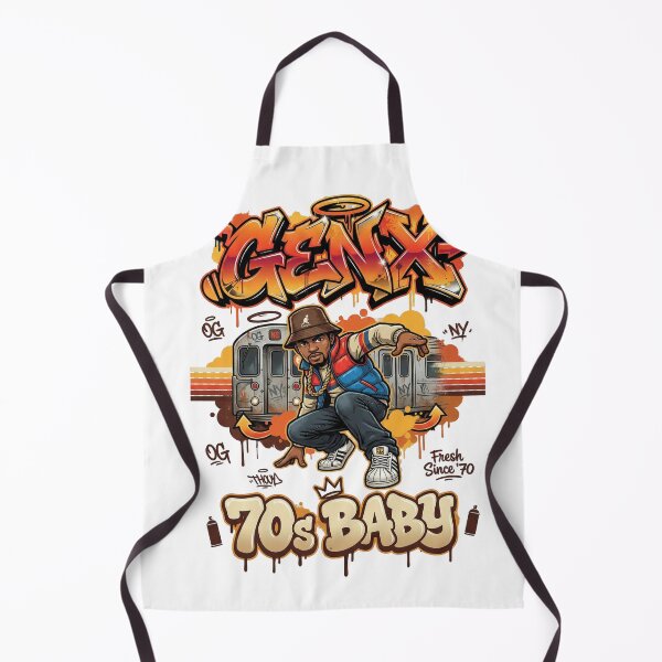 Item preview, Gen X 70’s Baby – Graffiti Hip Hop Retro Design designed and sold by My3LittleBirds.