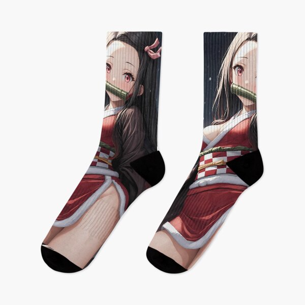 Item preview, Nezuko Kamado Demon Slayer Anime Girl Winter Christmas designed and sold by HumbertoValveno.