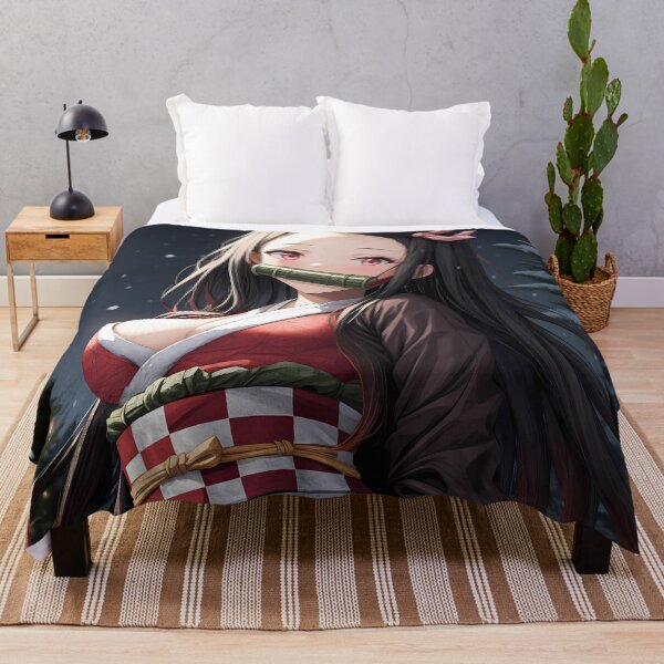 Item preview, Nezuko Kamado Demon Slayer Anime Girl Winter Christmas designed and sold by HumbertoValveno.