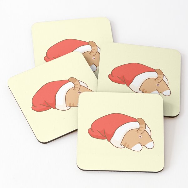 Item preview, Sleeping cat in Christmas stocking designed and sold by salposi.