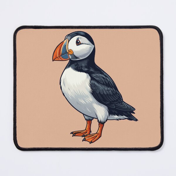 Item preview, Atlantic Puffin Artwork – Adorable Bird Drawing designed and sold by Royalsticker.