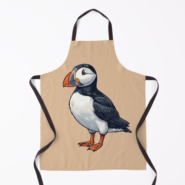 Item preview, Atlantic Puffin Artwork – Adorable Bird Drawing designed and sold by Royalsticker.