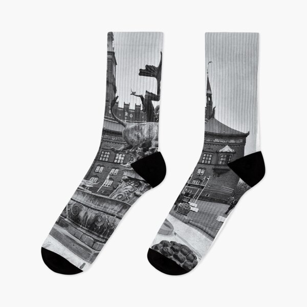 Item preview, The Dragon Fountain and City Hall in Copenhagen designed and sold by Violaman.