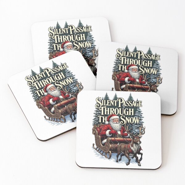 Item preview, Nostalgic Santa T-Shirt, Snowy Woods Passage, Premium Intricate Christmas Graphic designed and sold by YMLux.