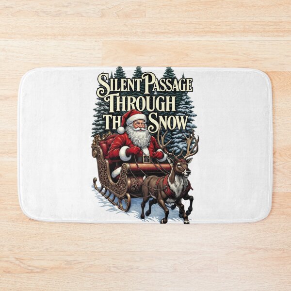 Item preview, Nostalgic Santa T-Shirt, Snowy Woods Passage, Premium Intricate Christmas Graphic designed and sold by YMLux.
