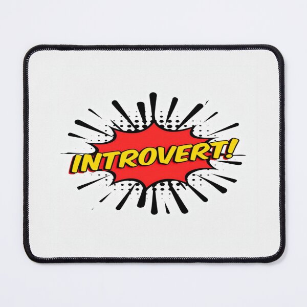 Item preview, Introvert Explosion Comic Style – Retro Pop Art Statement for Quiet Minds designed and sold by Bright Nest Studio.
