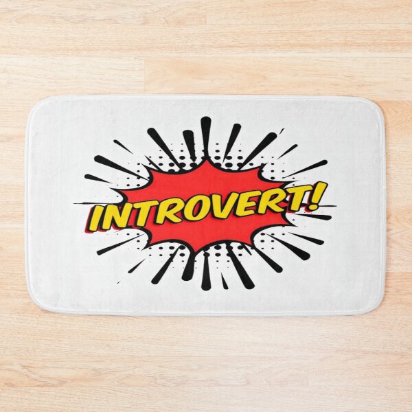 Item preview, Introvert Explosion Comic Style – Retro Pop Art Statement for Quiet Minds designed and sold by Bright Nest Studio.